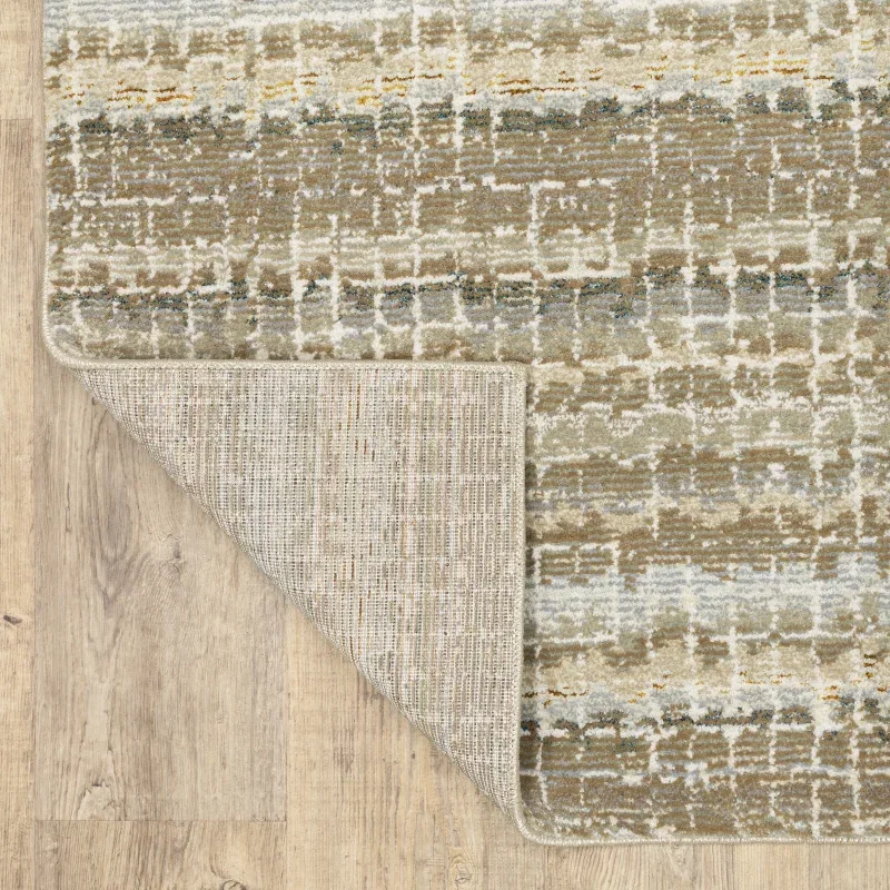 Tapete Meridiano Franjas en Beige