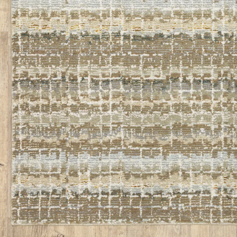 Tapete Meridiano Franjas en Beige