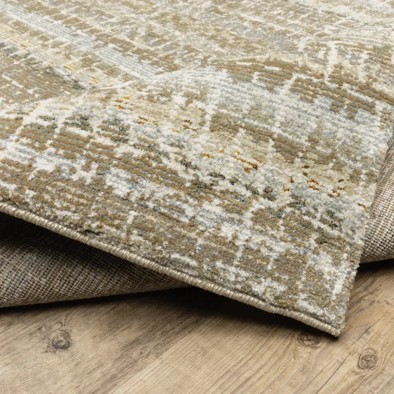 Tapete Meridiano Franjas en Beige