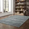 Tapete Meridiano Jaspe en Azul Verdoso