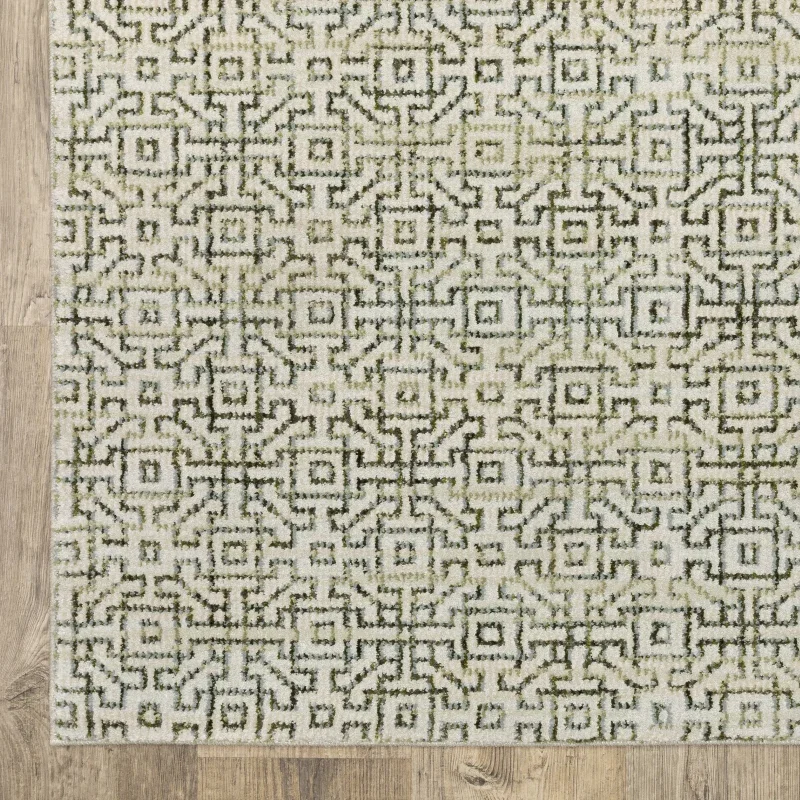 Tapete Meridiano Mosaico en Marfil