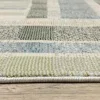 Tapete Meridiano Patchwork en Azul Claro