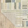 Tapete Meridiano Patchwork en Azul Claro