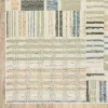 Tapete Meridiano Patchwork en Azul Claro