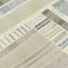 Tapete Meridiano Patchwork en Azul Claro
