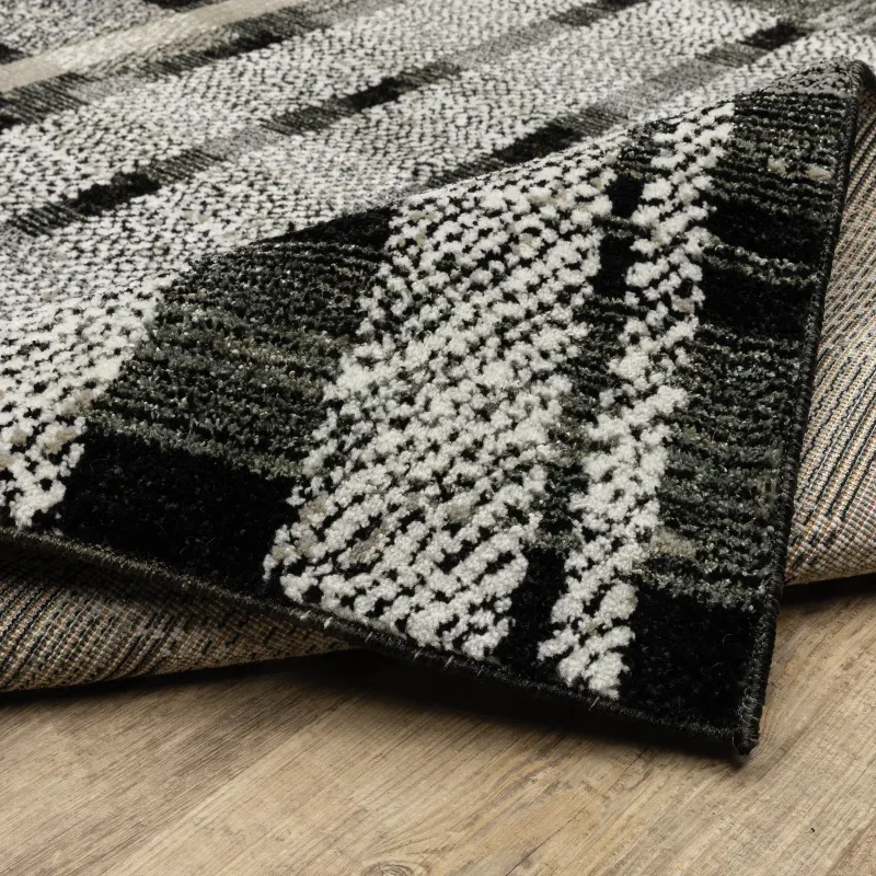 Tapete Meridiano Patchwork en Negro