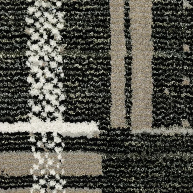 Tapete Meridiano Patchwork en Negro