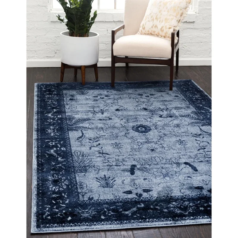 Tapete Miramar Floral Persa en Azul