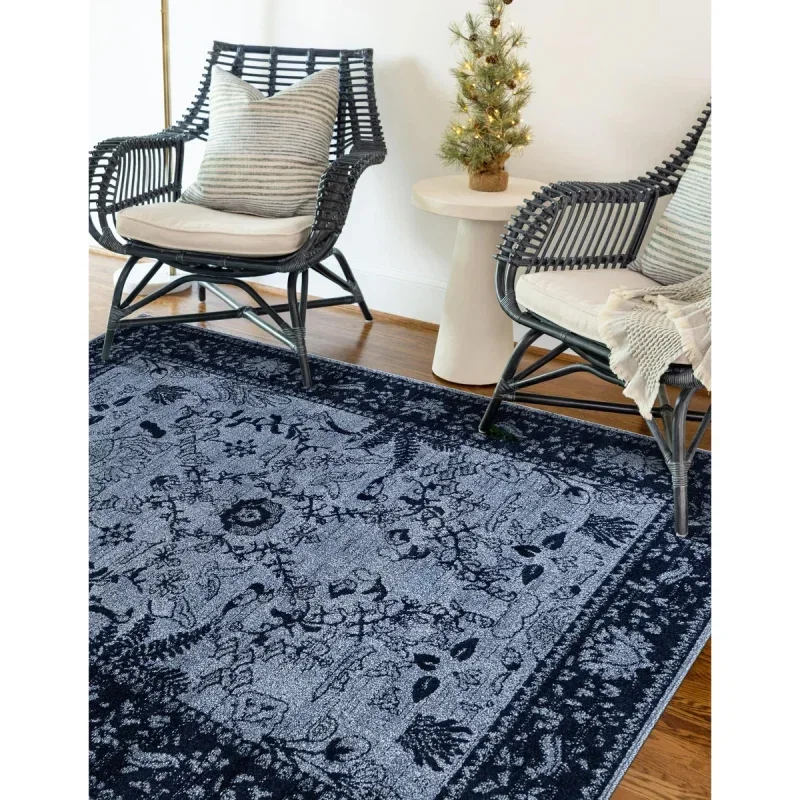 Tapete Miramar Floral Persa en Azul