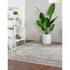 Tapete Miramar Floral Persa en Gris Claro