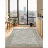 Tapete Miramar Floral Persa en Gris Claro