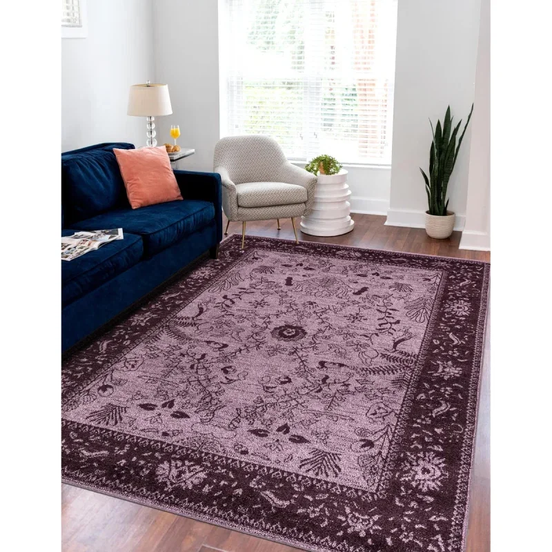 Tapete Miramar Floral Persa en Morado
