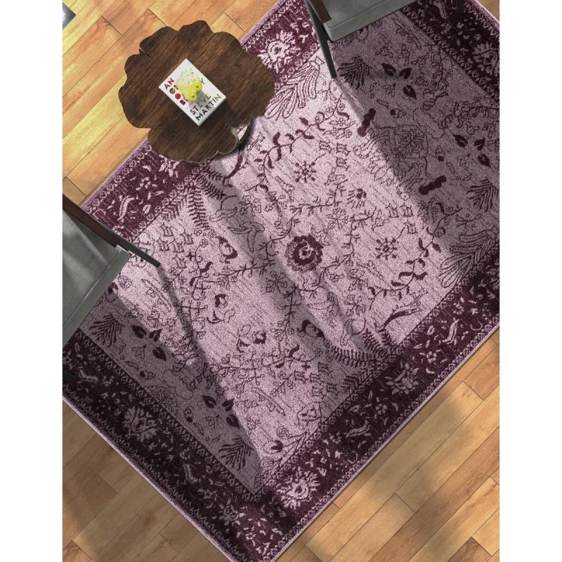 Tapete Miramar Floral Persa en Morado
