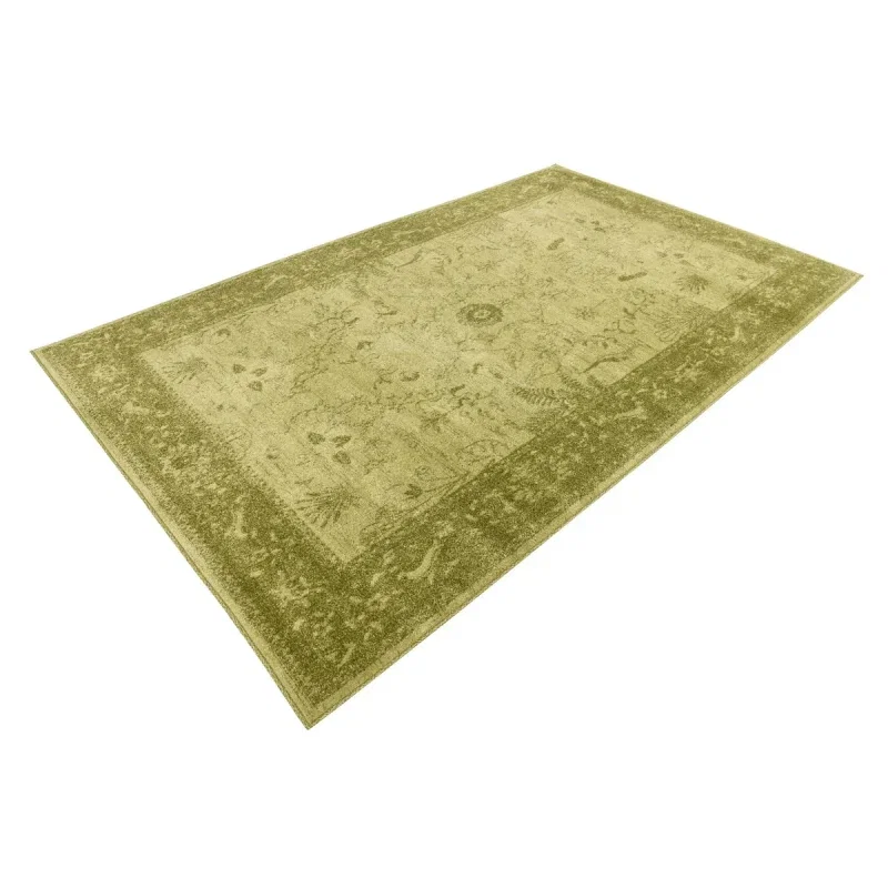 Tapete Miramar Floral Persa en Verde Claro