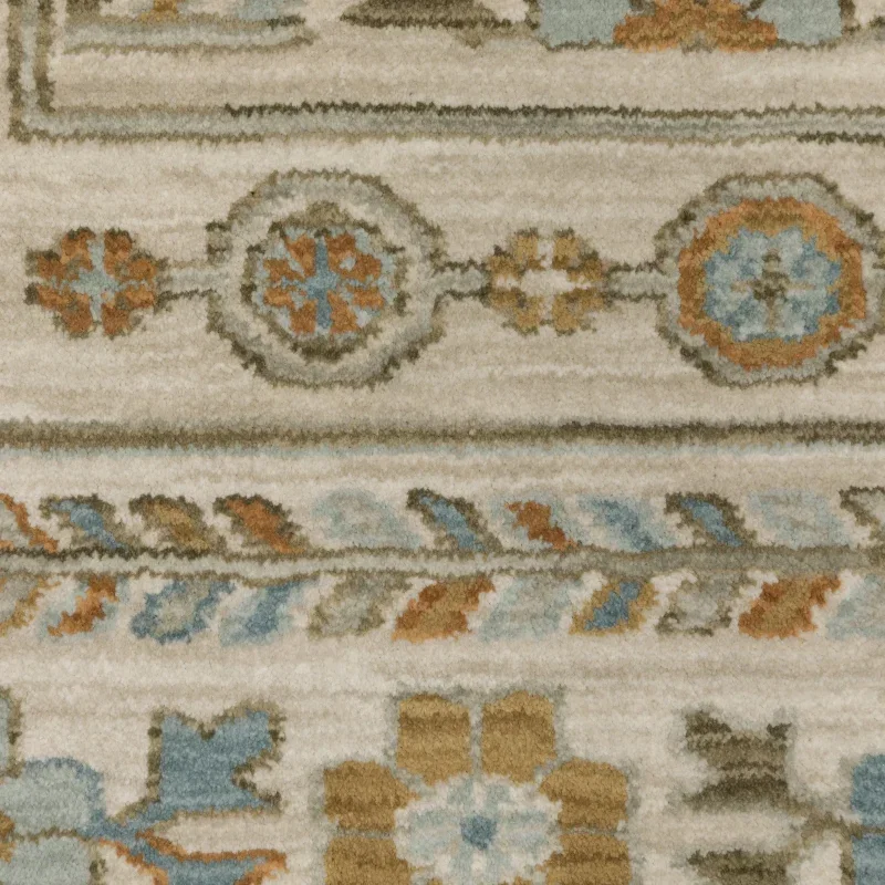 Tapete Mireya Tribal en Marfil