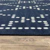 Tapete Muelle Trellis Punteado en Marino