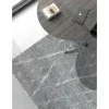 Tapete Mundo Marroquí Rombos en Gris Plata