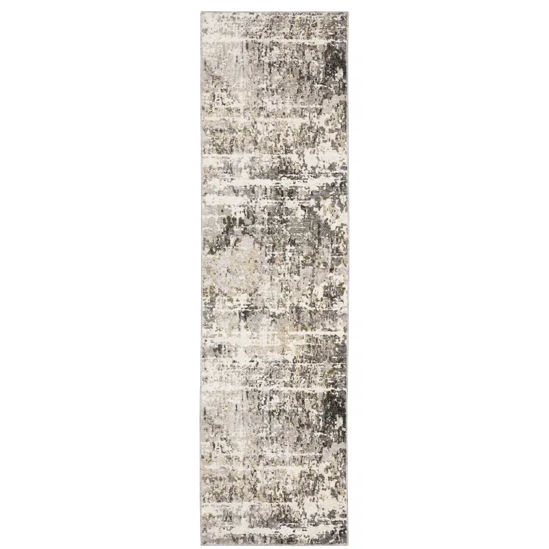 Tapete Nebulosa Estratos en Gris y Beige