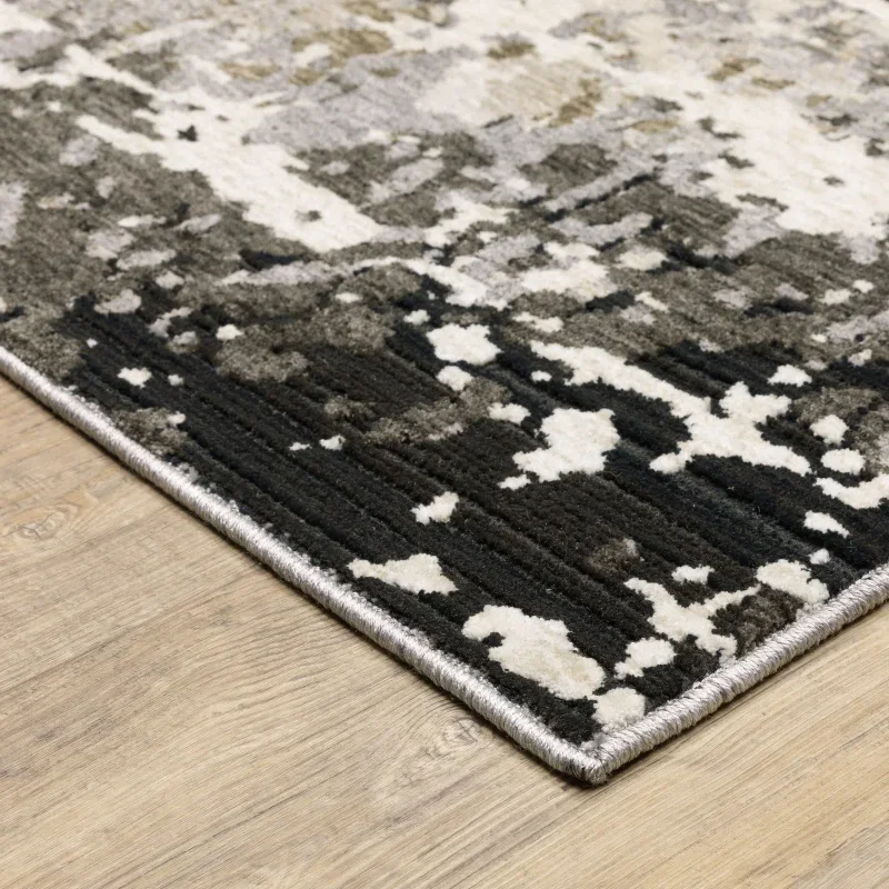 Tapete Nebulosa Estratos en Gris y Beige