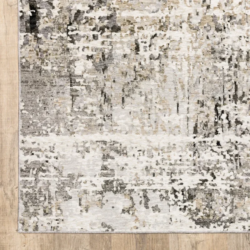 Tapete Nebulosa Estratos en Gris y Beige