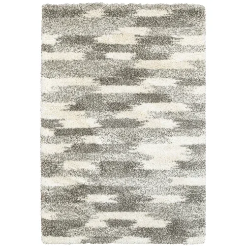 Tapete Nimbo Ikat en Gris