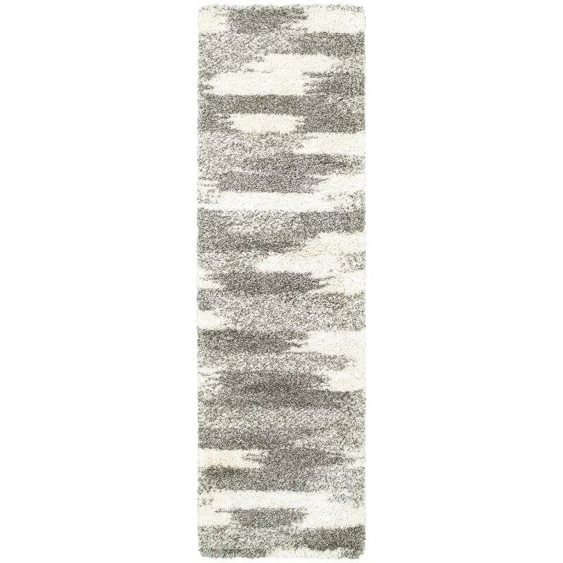 Tapete Nimbo Ikat en Gris