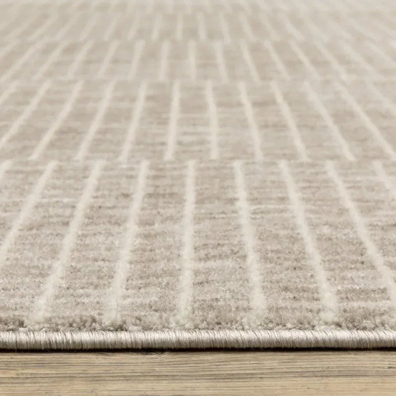 Tapete Olmo Textura en Beige Rosado