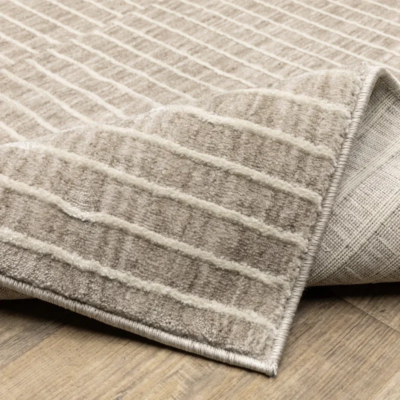 Tapete Olmo Textura en Beige Rosado