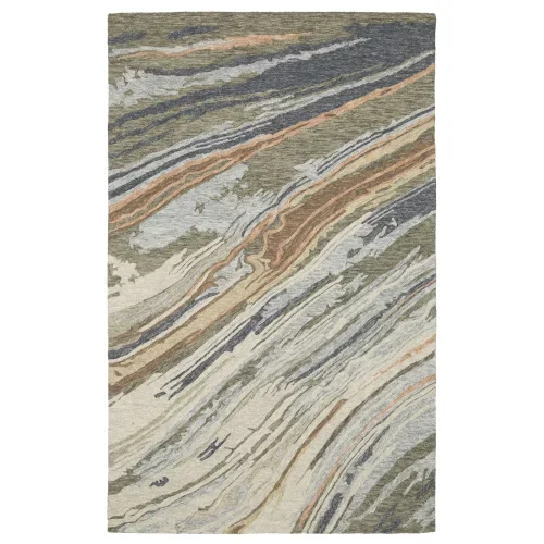 Tapete Ónix Vetas en Gris con Cobre
