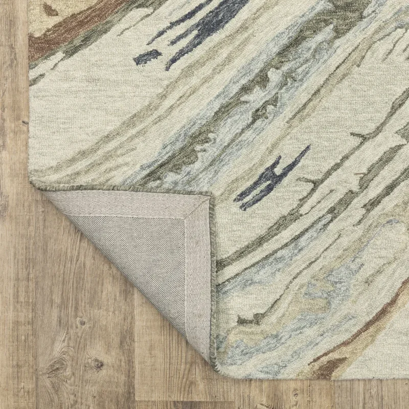 Tapete Ónix Vetas en Gris con Cobre