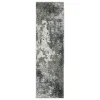 Tapete Plata Abstracto en Gris Verdoso
