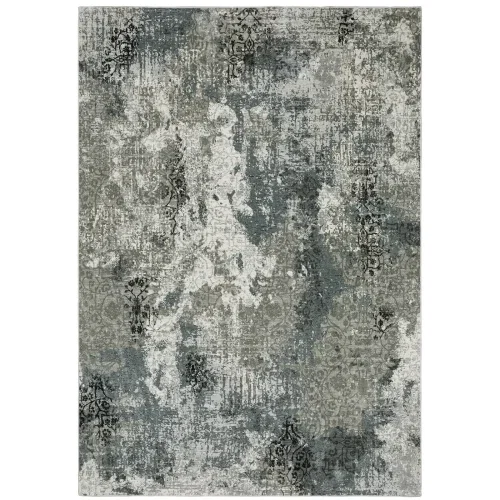 Tapete Plata Abstracto en Gris Verdoso