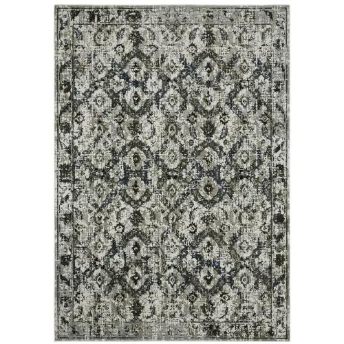 Tapete Plata Ikat en Gris