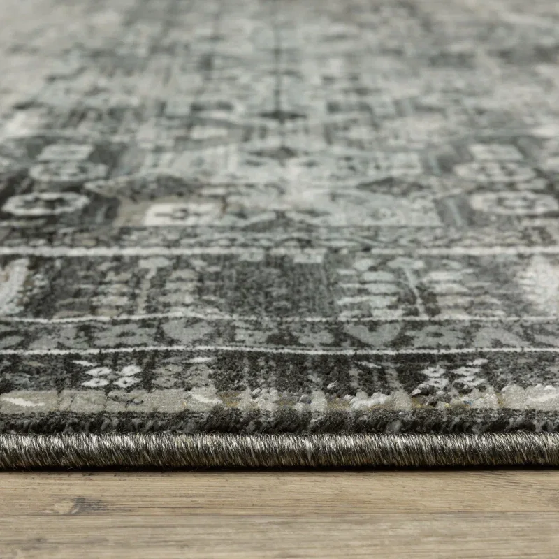 Tapete Plata Tribal en Gris