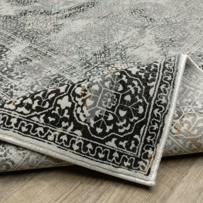 Tapete Plata Vintage en Gris