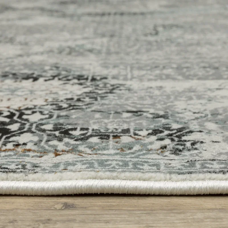 Tapete Plata Vintage en Gris
