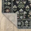 Tapete Principado Floral en Azul Marino