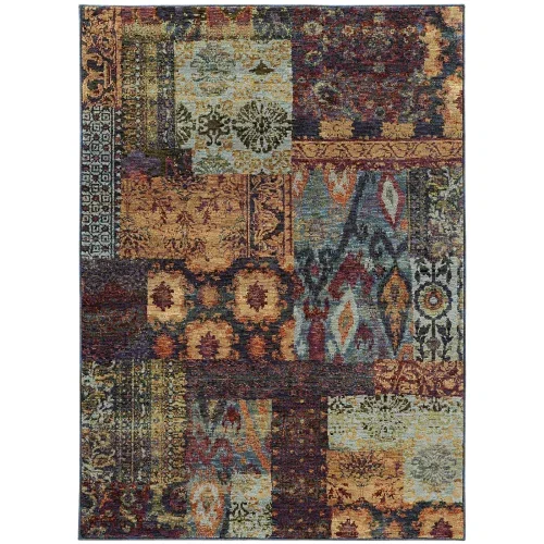 Tapete Principado Patchwork en Multicolor