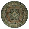 Tapete Principado Tribal en Azul y Terracota