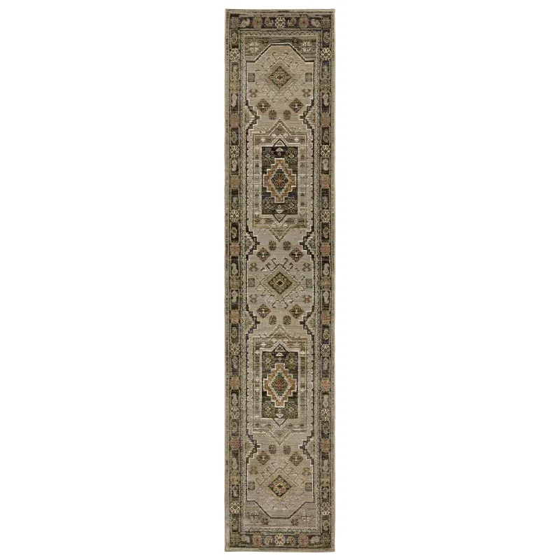Tapete Principado Tribal en Verde