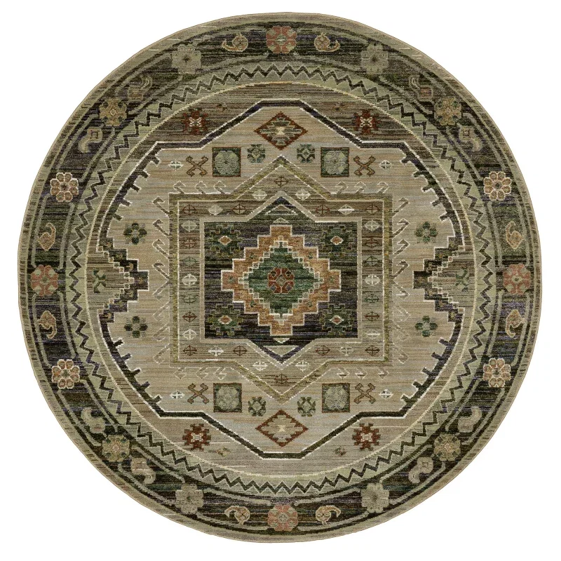 Tapete Principado Tribal en Verde