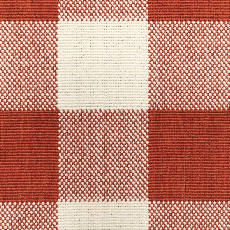 Tapete Regata Cuadrillé en Rojo