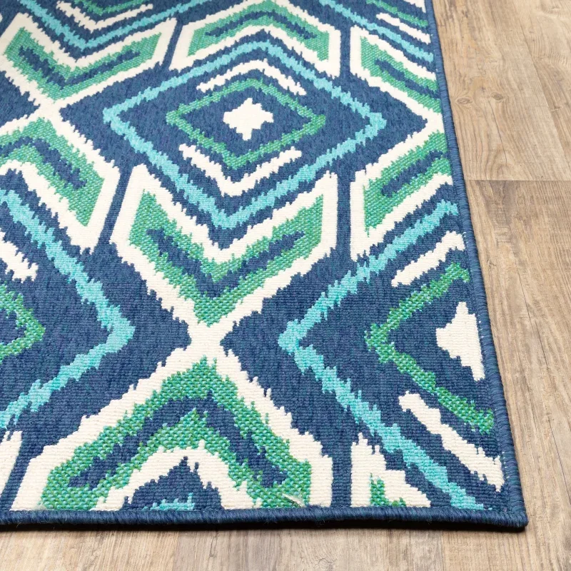 Tapete Regata Ikat en Azul