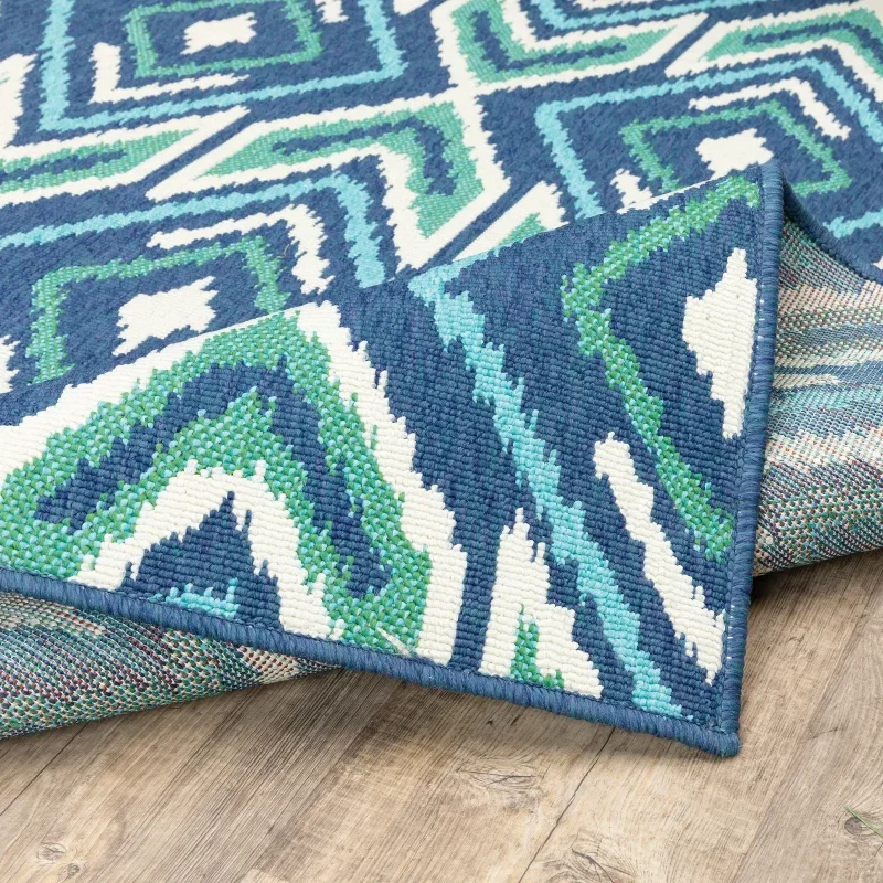 Tapete Regata Ikat en Azul
