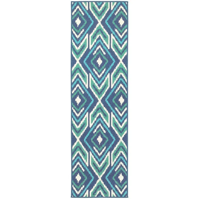 Tapete Regata Ikat en Azul