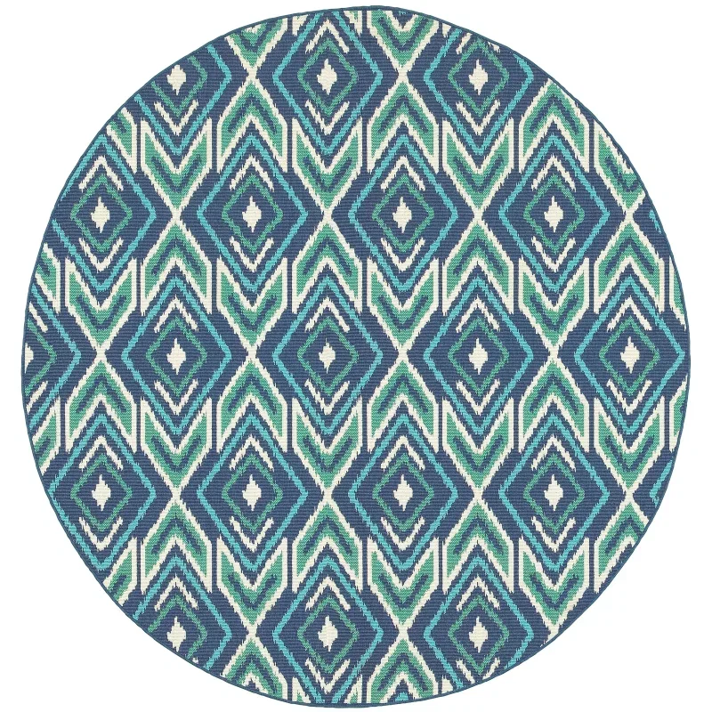 Tapete Regata Ikat en Azul