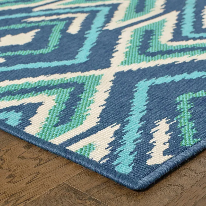 Tapete Regata Ikat en Azul