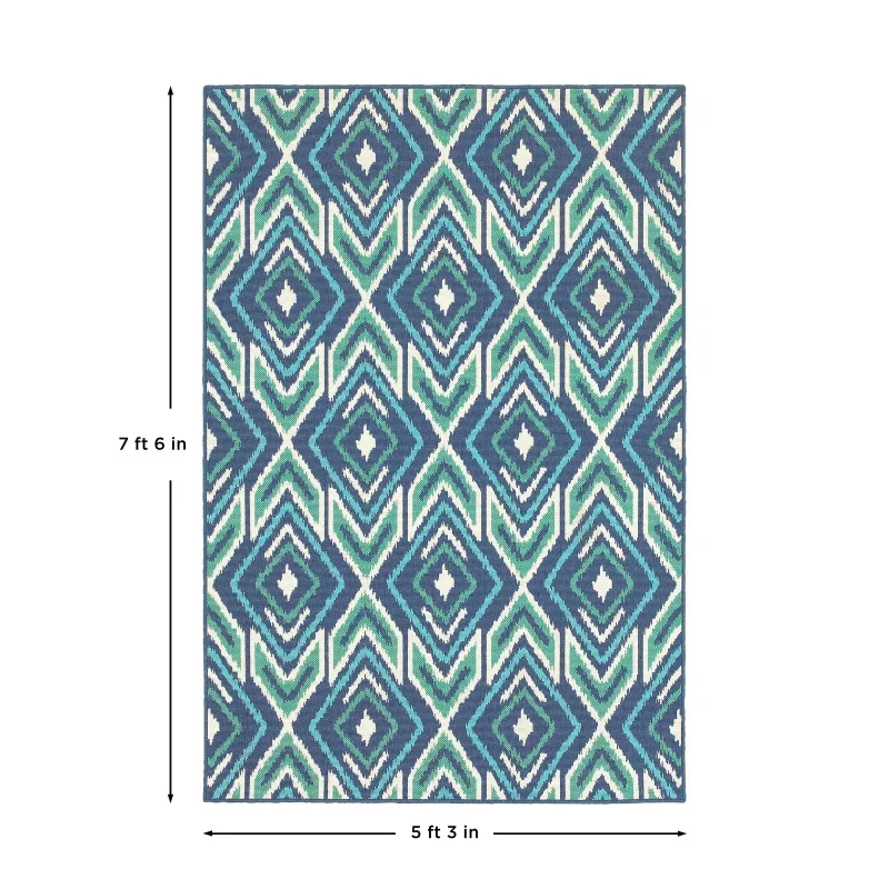 Tapete Regata Ikat en Azul