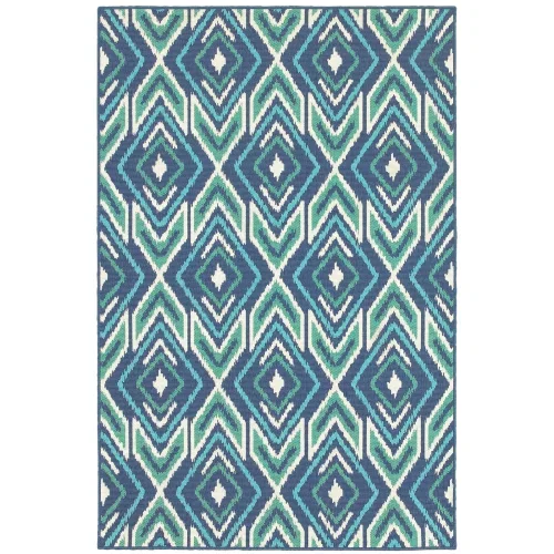 Tapete Regata Ikat en Azul