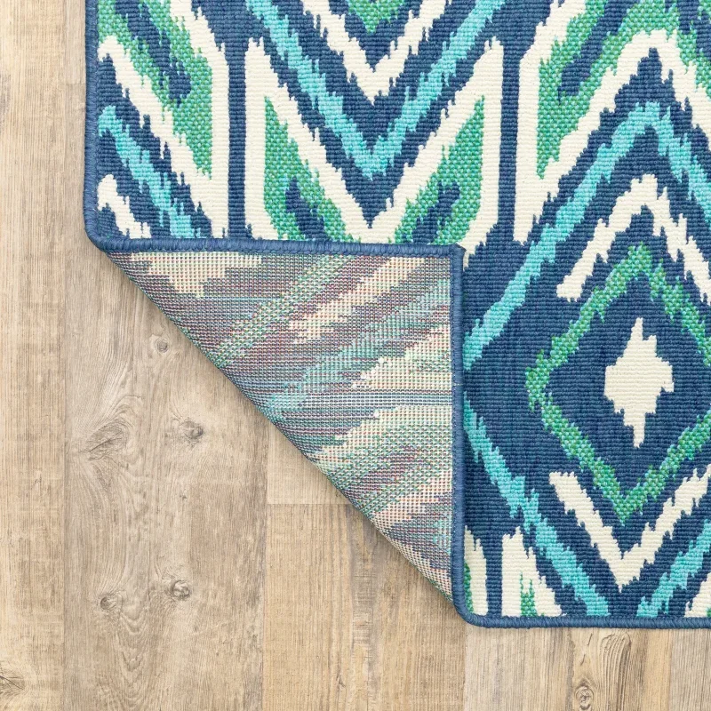 Tapete Regata Ikat en Azul